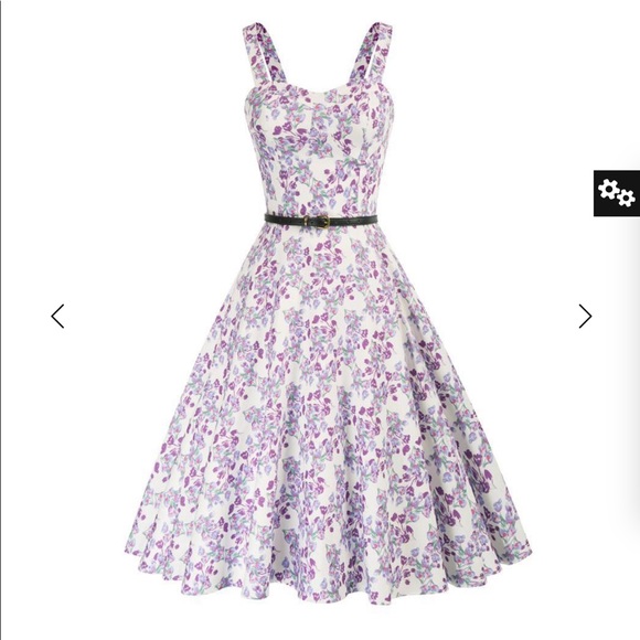 Belle Poque Flared A-Line Dress. Size S - Picture 2 of 12